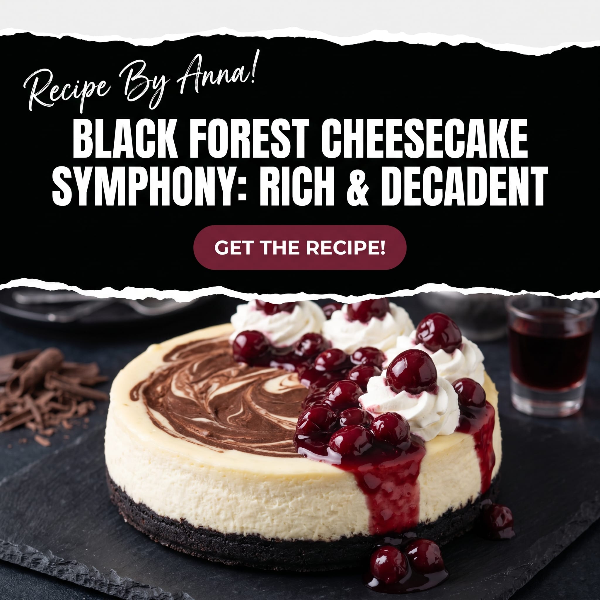Black Forest Cheesecake Symphony