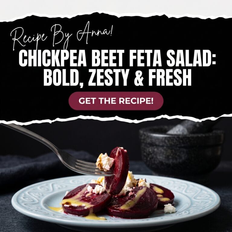 Refreshing Chickpea Beet Feta Salad