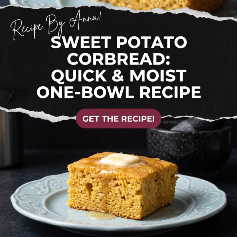 Quick & Moist Sweet Potato Cornbread