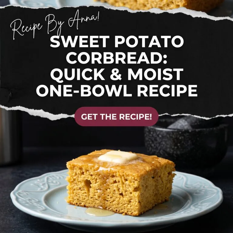 Quick & Moist Sweet Potato Cornbread | Easy One-Bowl Recipe Quick & Moist Sweet Potato Cornbread