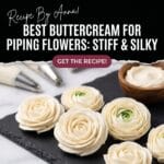 Buttercream for Piping Flowers