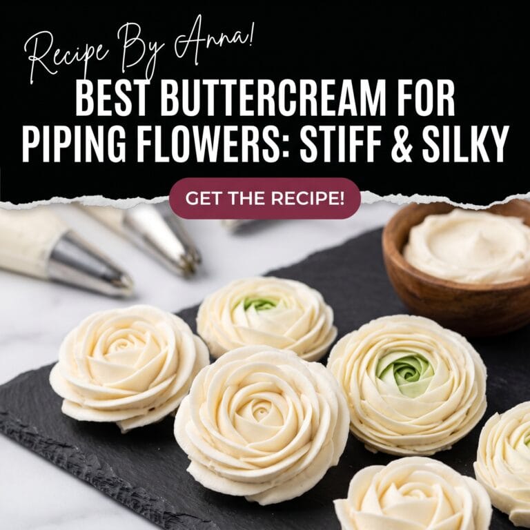 Buttercream for Piping Flowers
