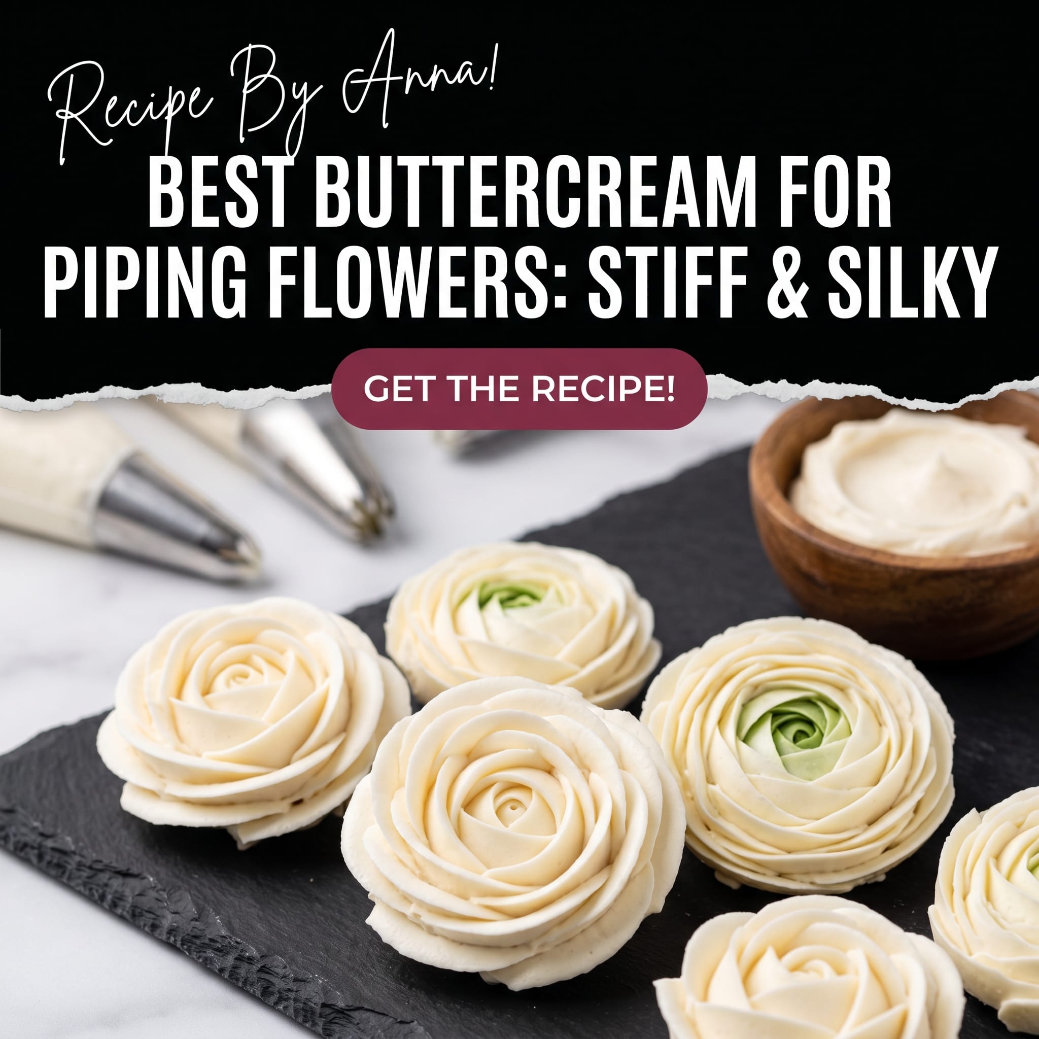 Buttercream for Piping Flowers