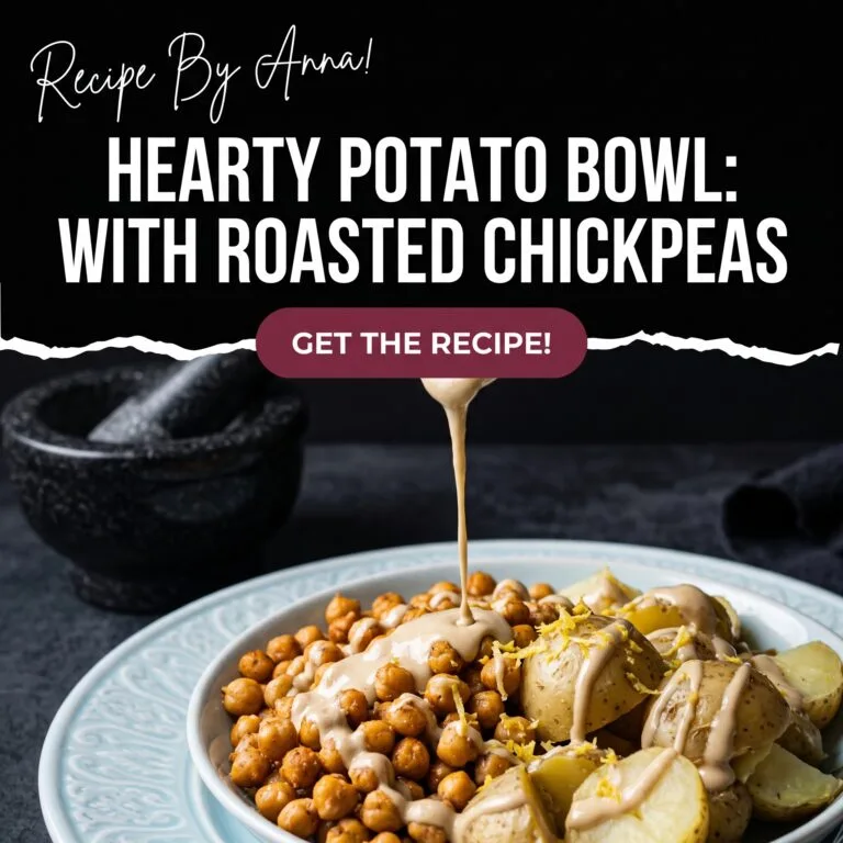Hearty Potato Bowl with Roasted Chickpeas Potato Bowl with Roasted Chickpeas