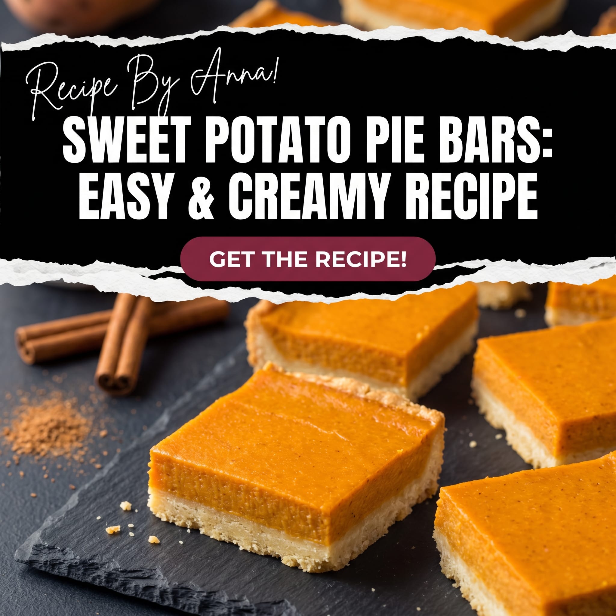 Sweet Potato Pie Bars