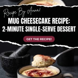 MUG CHEESECAKE RECIPE