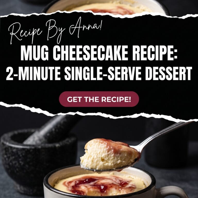 MUG CHEESECAKE RECIPE
