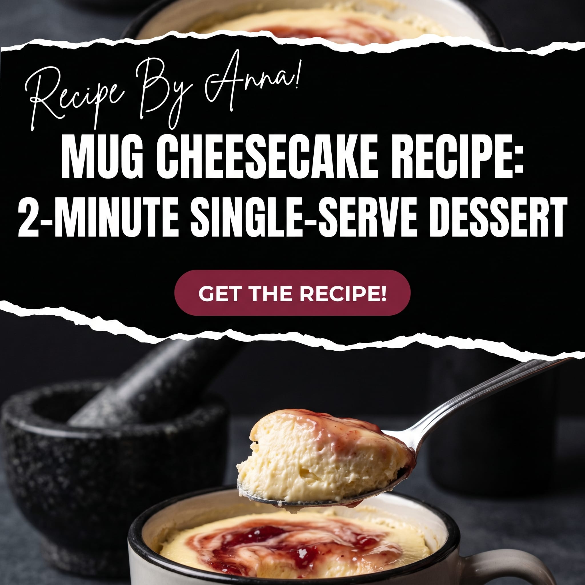 MUG CHEESECAKE RECIPE