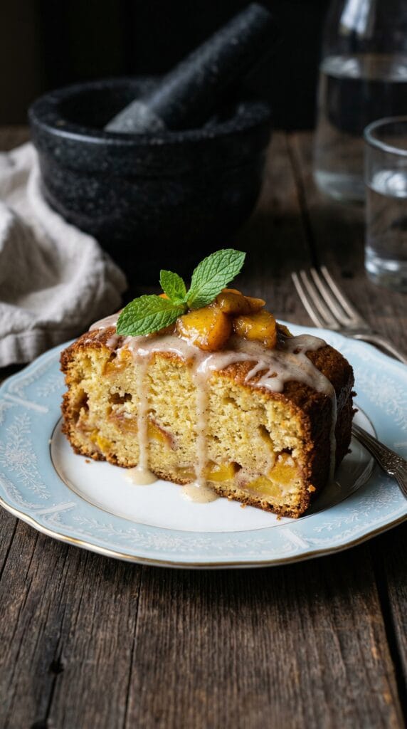 Peach Cobbler Pound Cake Recipe