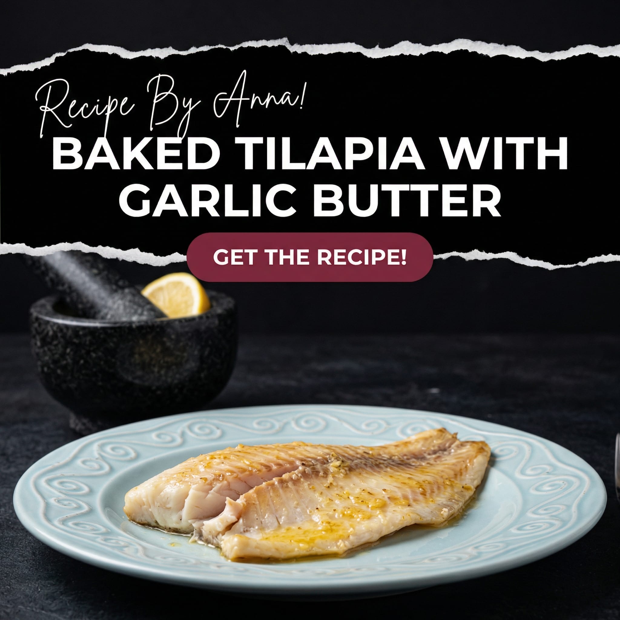 Baked Tilapia with Garlic Butter