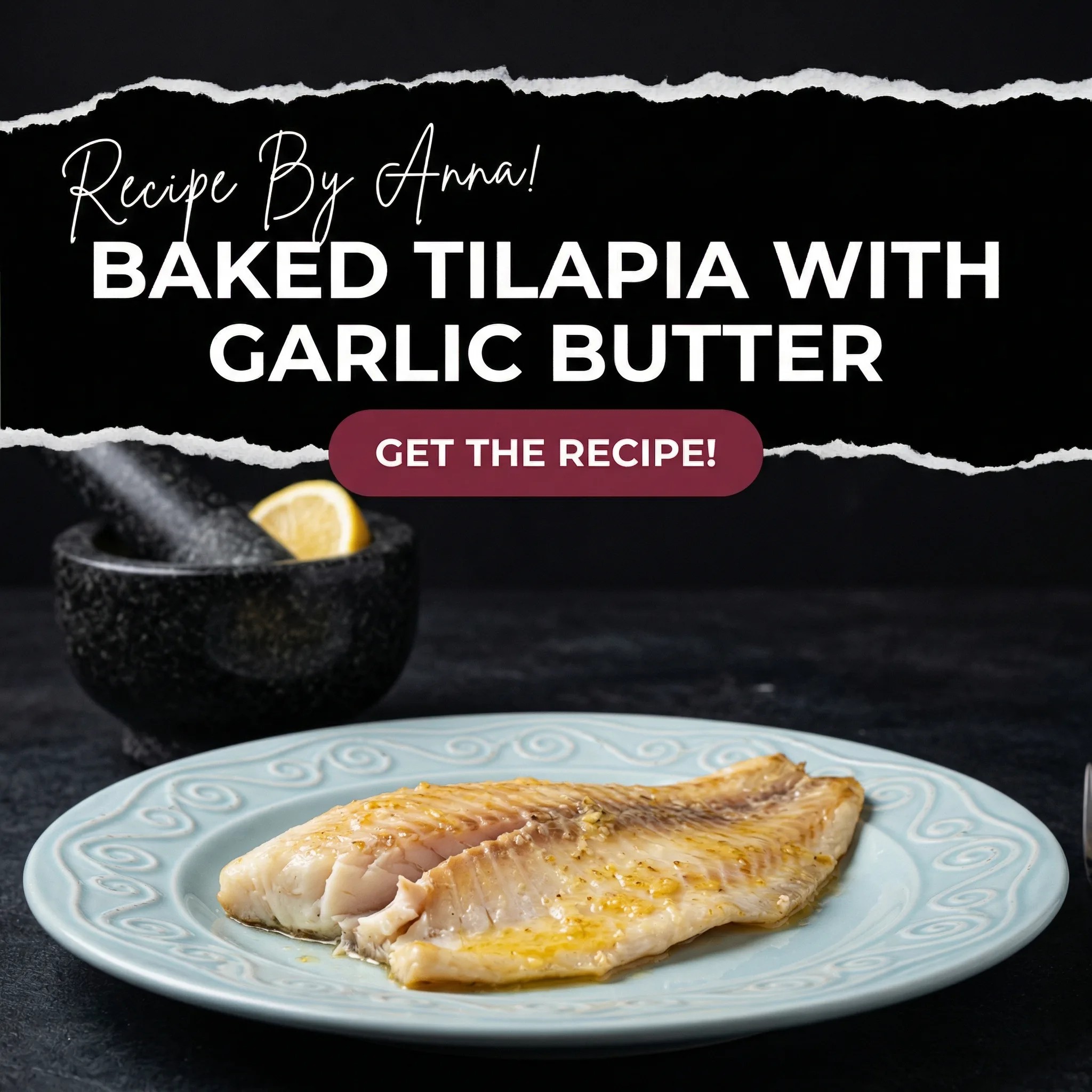 Baked Tilapia with Garlic Butter