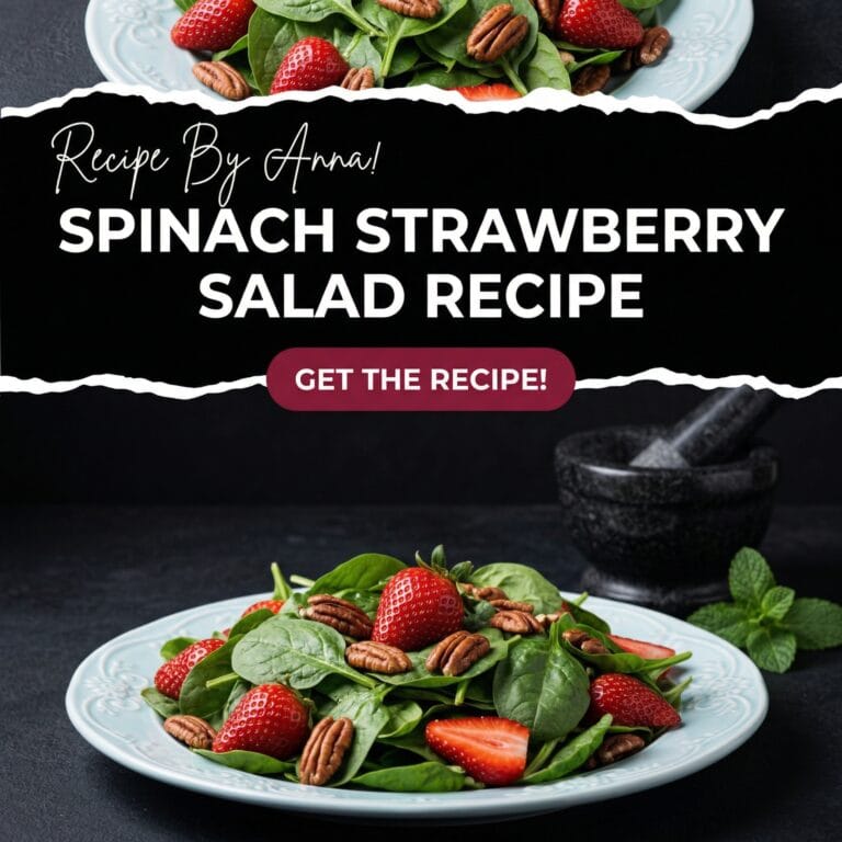 Spinach Strawberry Salad with Pecans