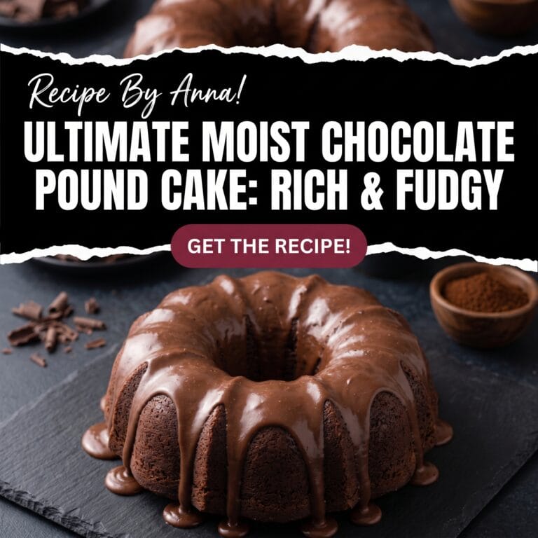 Moist Chocolate Pound Cake