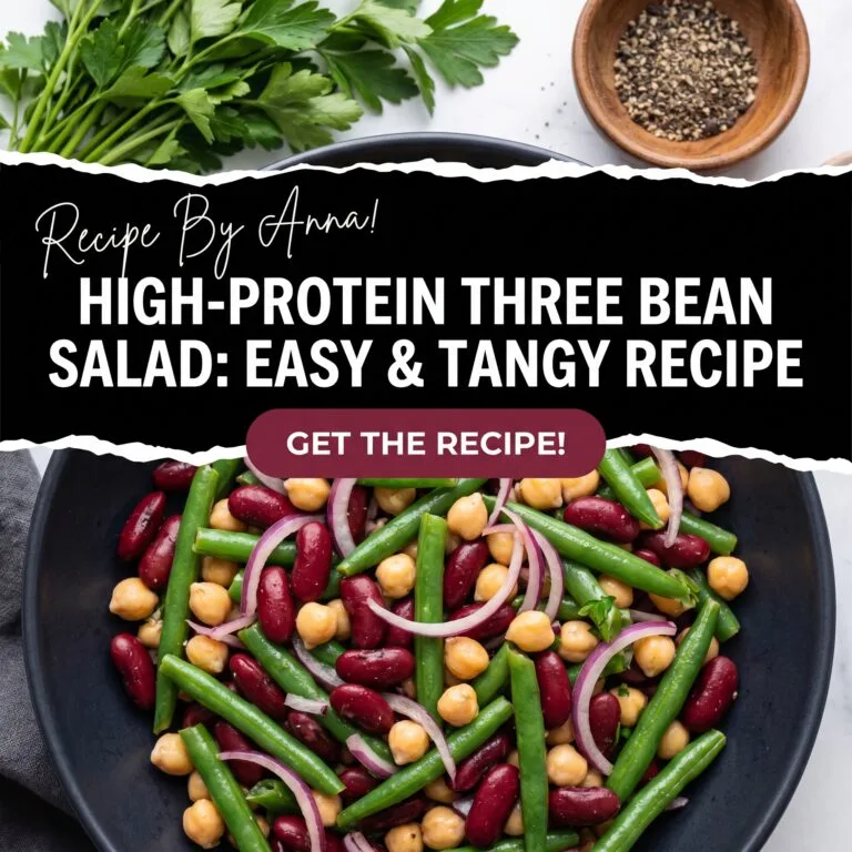 High Protein Three Bean Salad