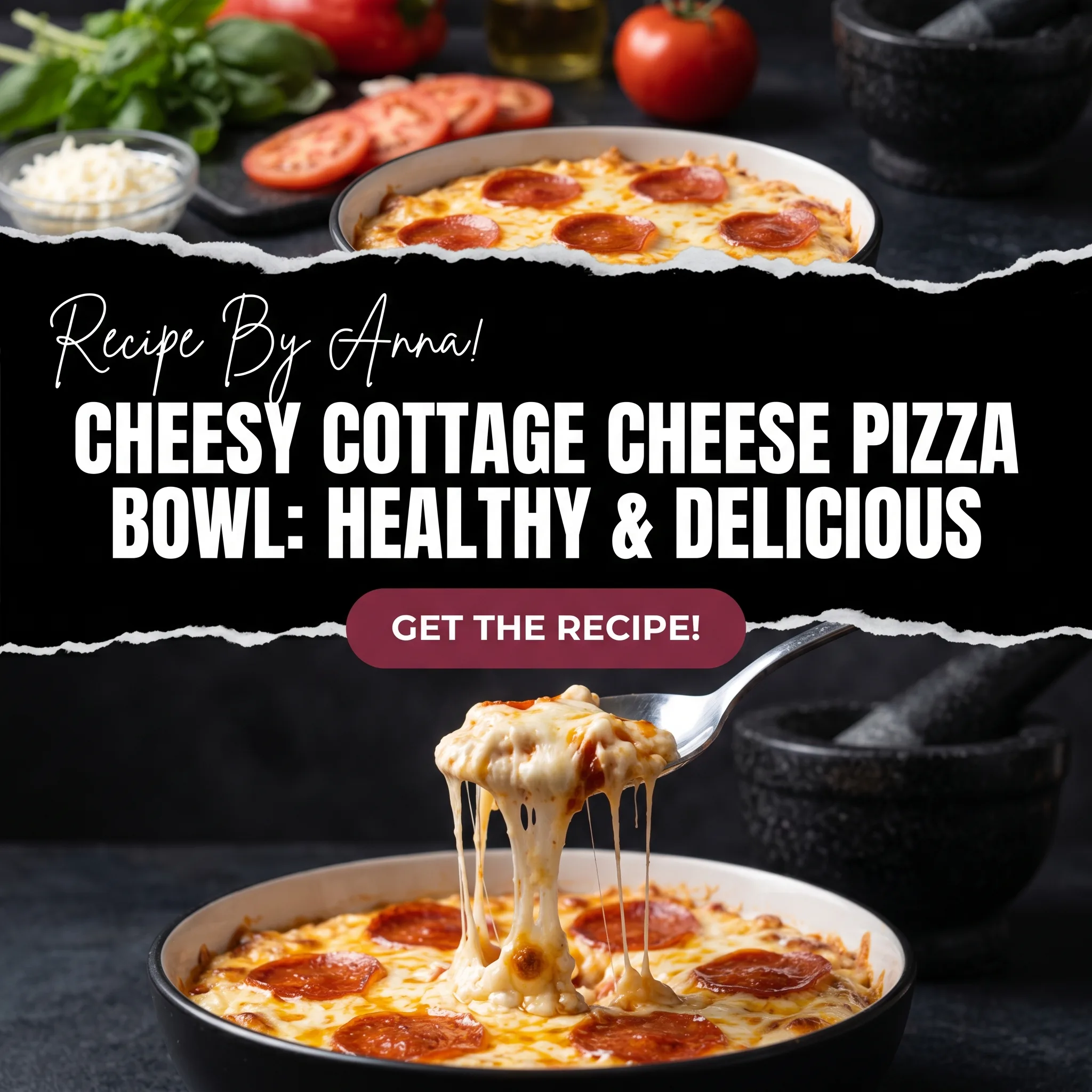 Cottage Cheese Pizza Bowl