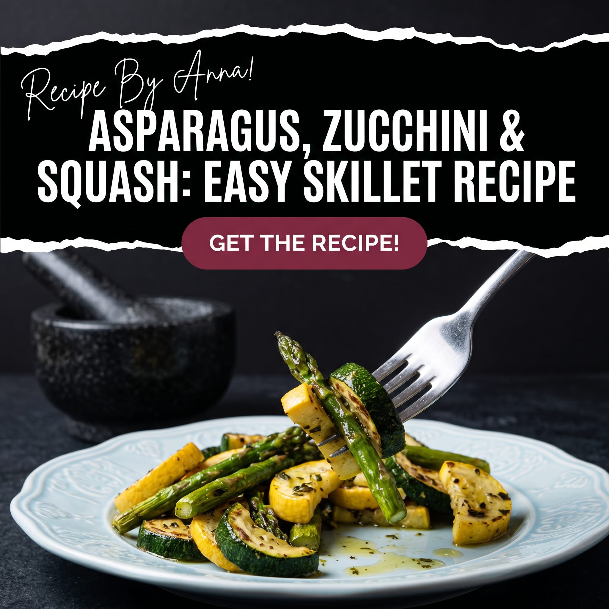 Asparagus with Zucchini and Squash