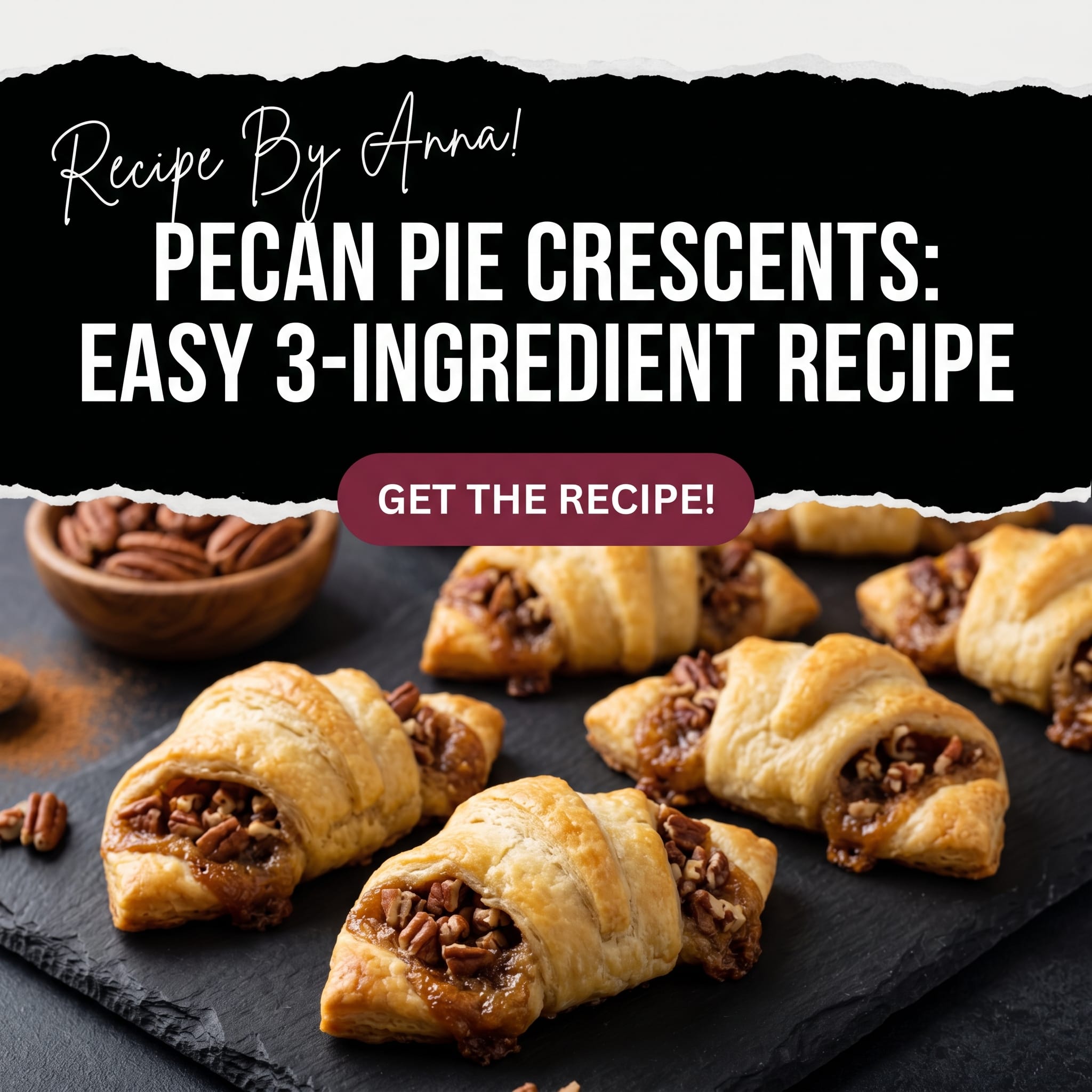 Pecan Pie Crescents