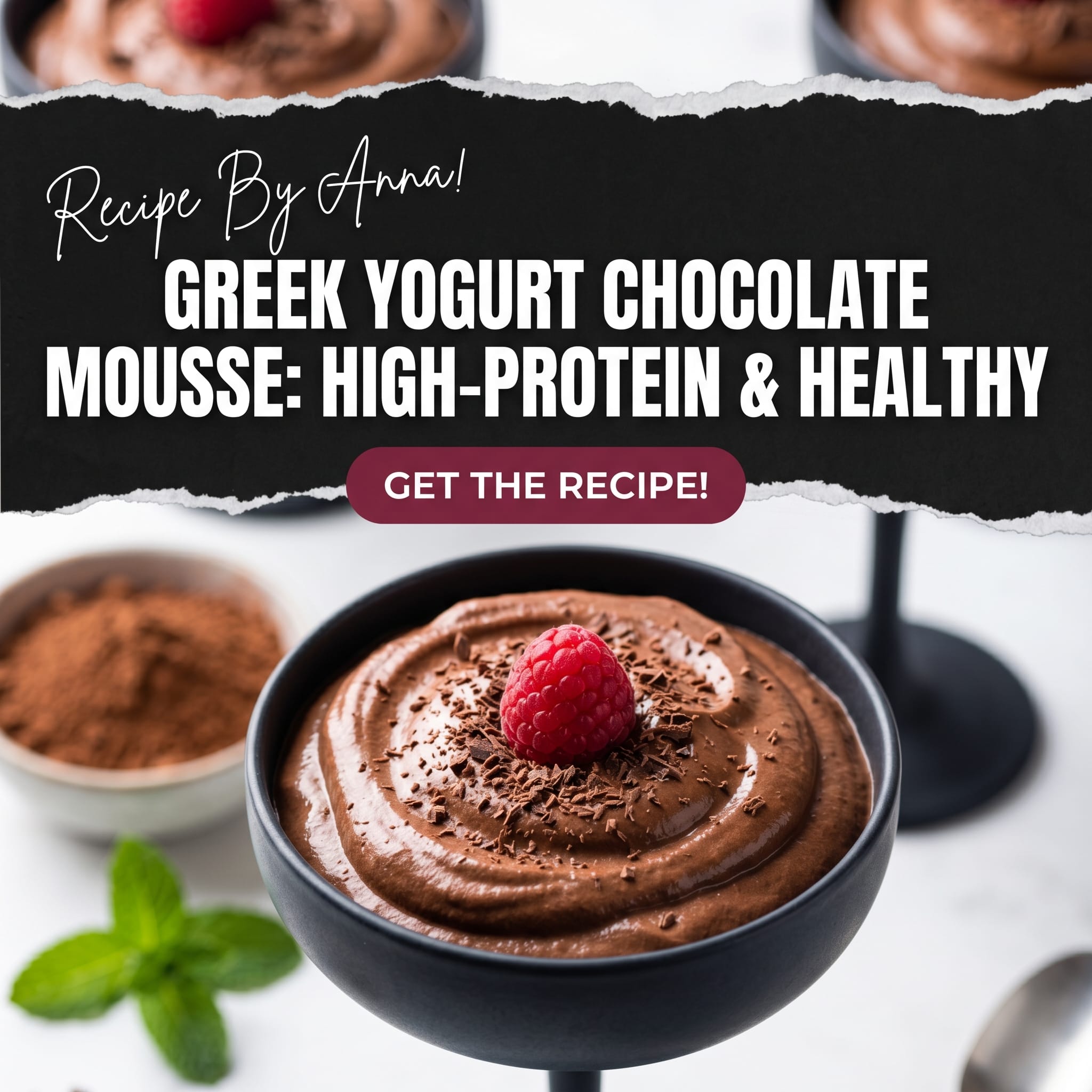 Greek Yogurt Chocolate Mousse