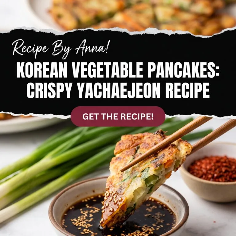Korean Vegetable Pancakes | Crispy Yachaejeon Recipe Korean Vegetable Pancakes