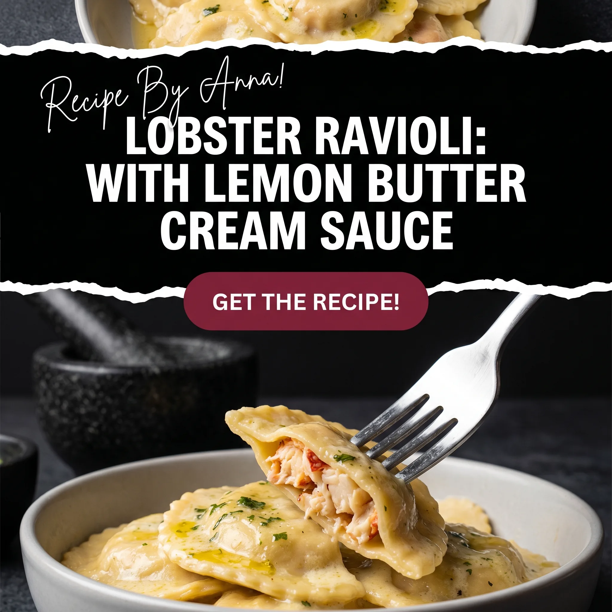 Lobster Ravioli with Lemon