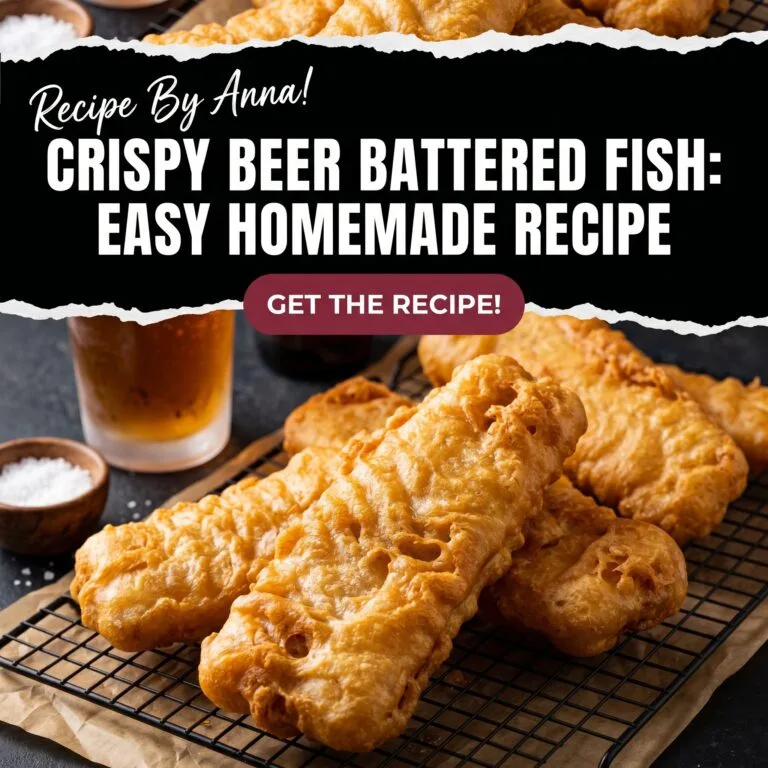 Pub Style Crispy Beer Battered Fish | Easy Homemade Recipe Beer Battered Fish