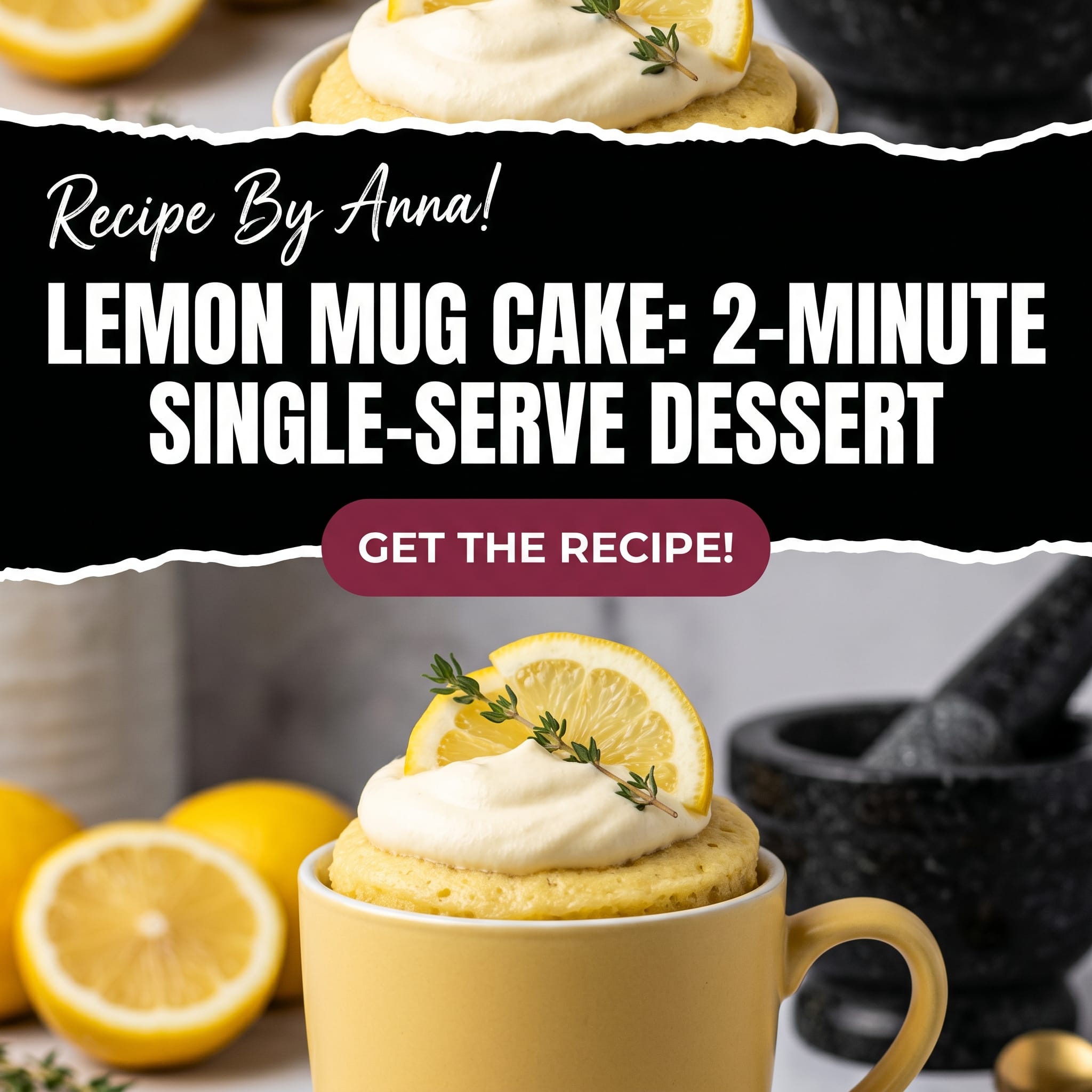Lemon Mug Cake