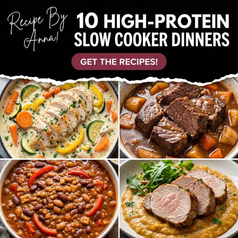 10 High-Protein Slow Cooker Dinners