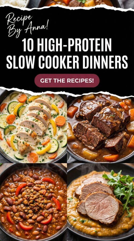 10 High-Protein Slow Cooker Dinners