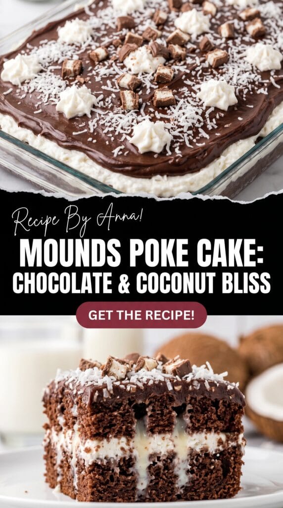Mounds Poke Cake