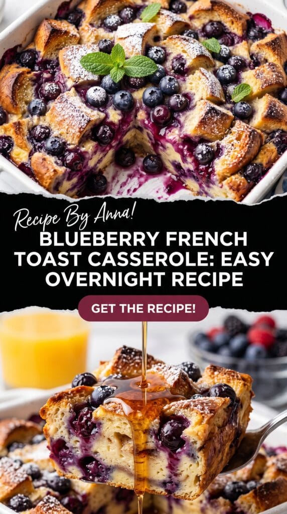 Blueberry French Toast Casserole 
