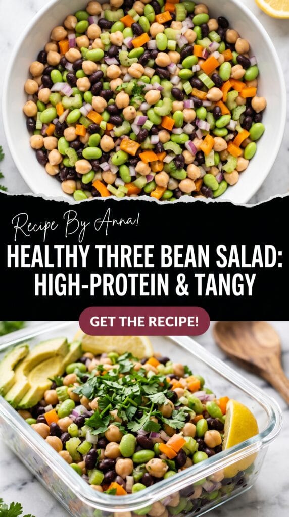 High Protein Three Bean Salad