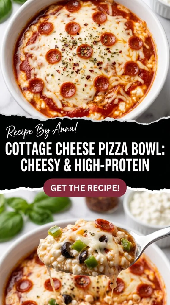 Cottage Cheese Pizza Bowl Cottage Cheese Pizza Bowl