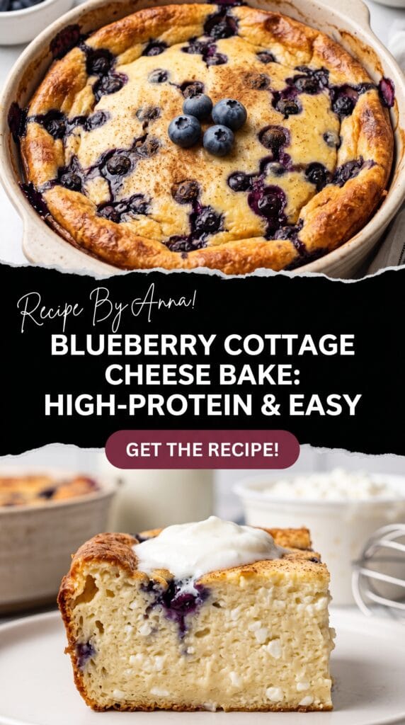 Blueberry Cottage Cheese Breakfast 