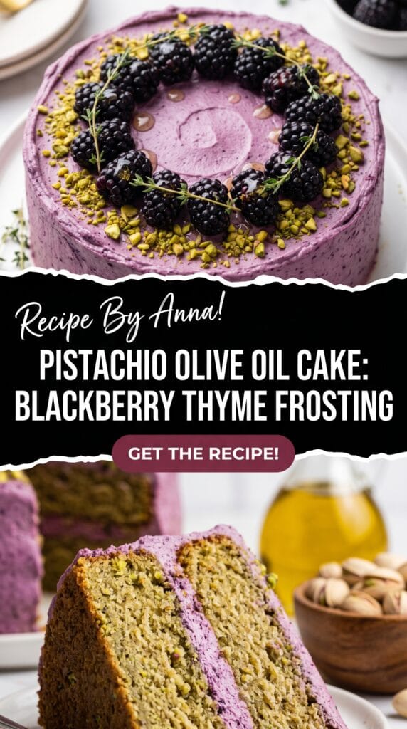 Pistachio Olive Oil Cake