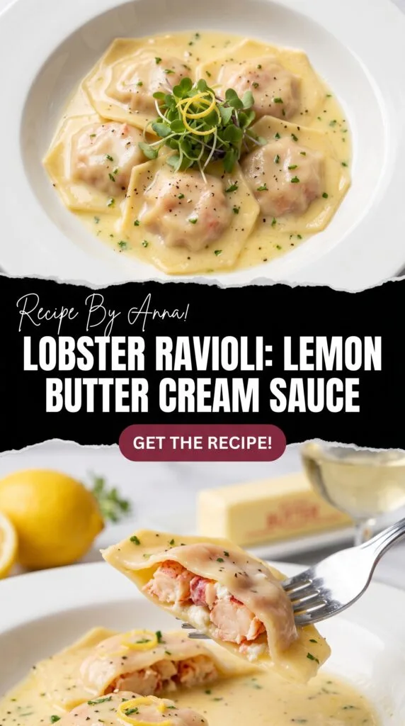 Lobster Ravioli with Lemon