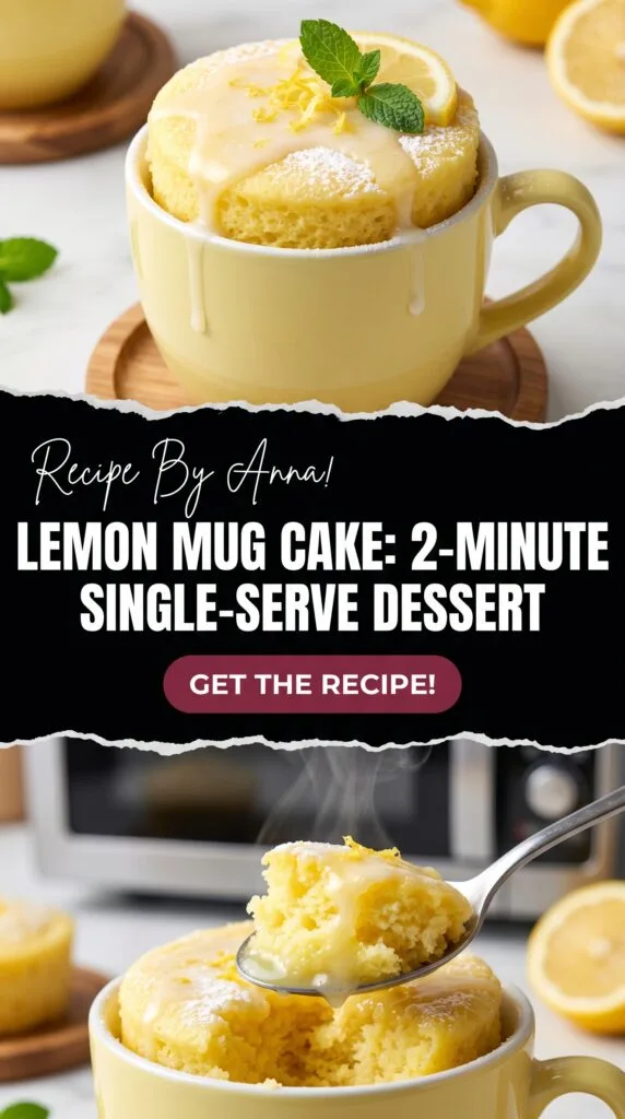 Lemon Mug Cake