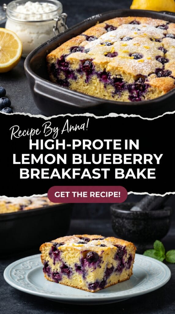 High-Protein Lemon Blueberry