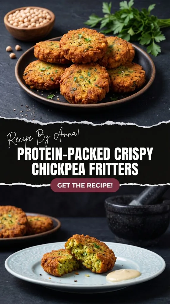 Protein-Packed Crispy Chickpea Fritters