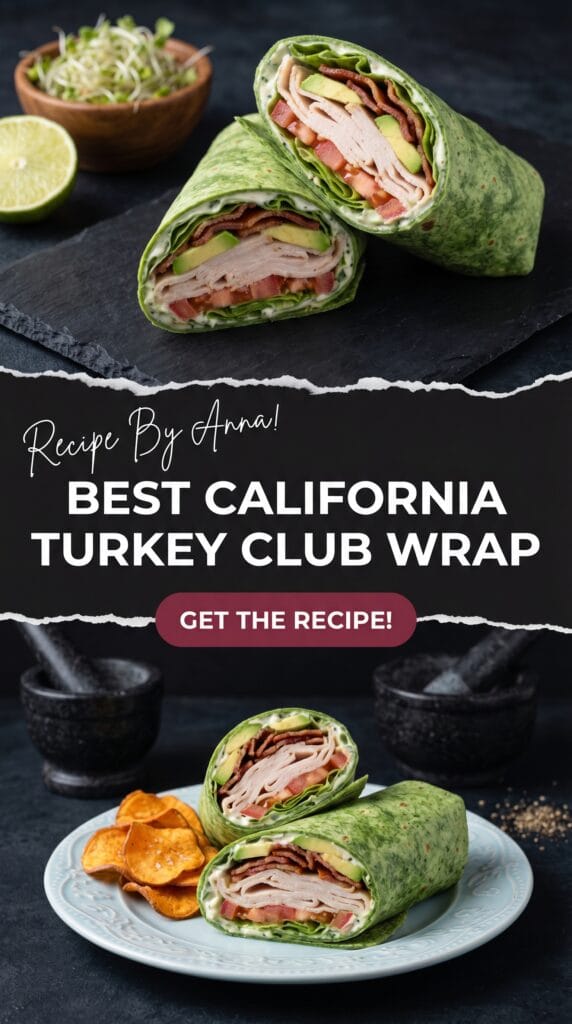 California Turkey Club Wrap California Turkey Club Wrap