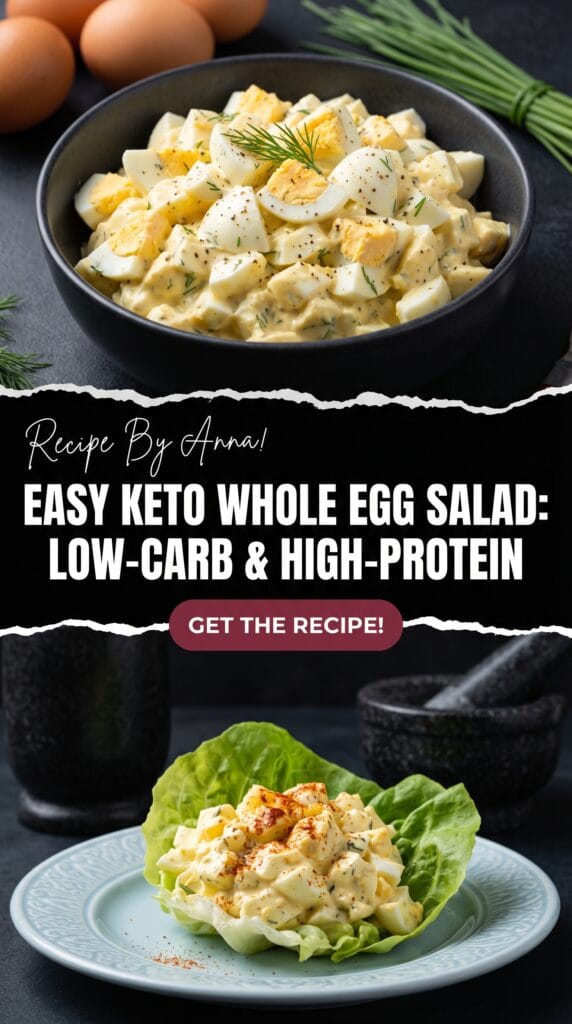 Easy Keto Whole Egg Salad | Low-Carb & High-Protein