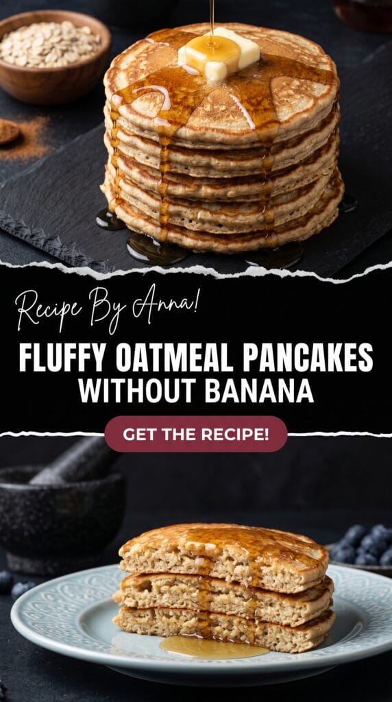 Fluffy Oatmeal Pancakes 