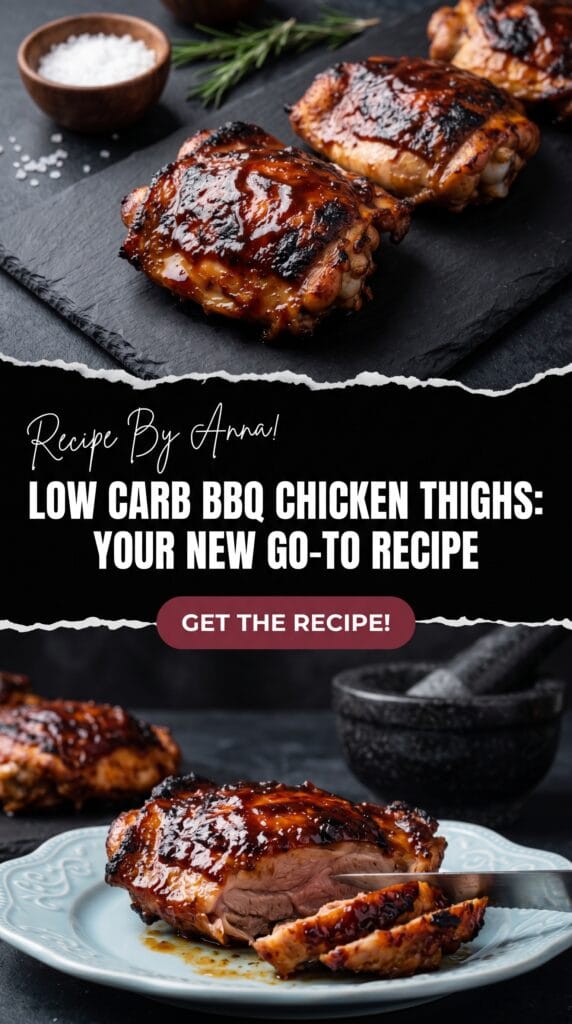 Low Carb BBQ Chicken Thighs