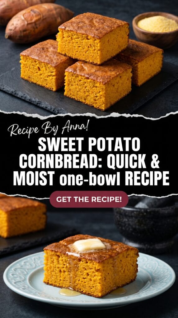 Quick & Moist Sweet Potato Cornbread