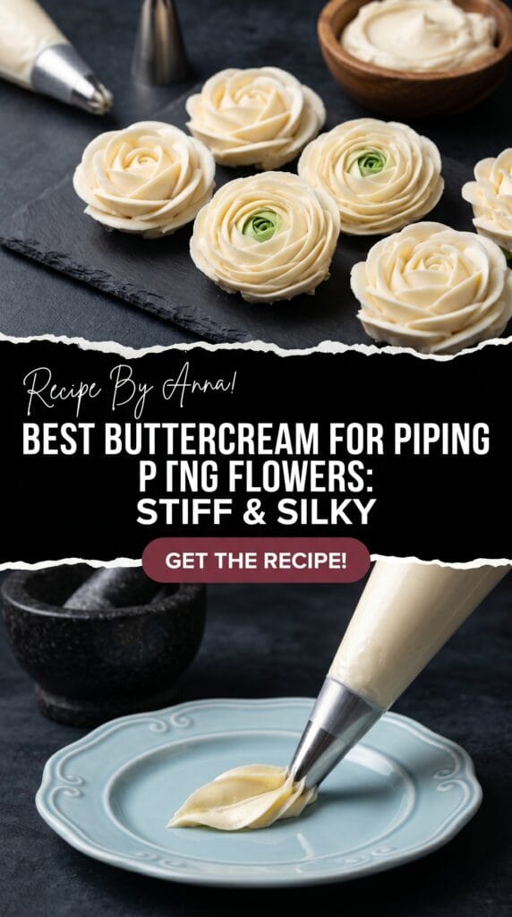 Buttercream for Piping Flowers