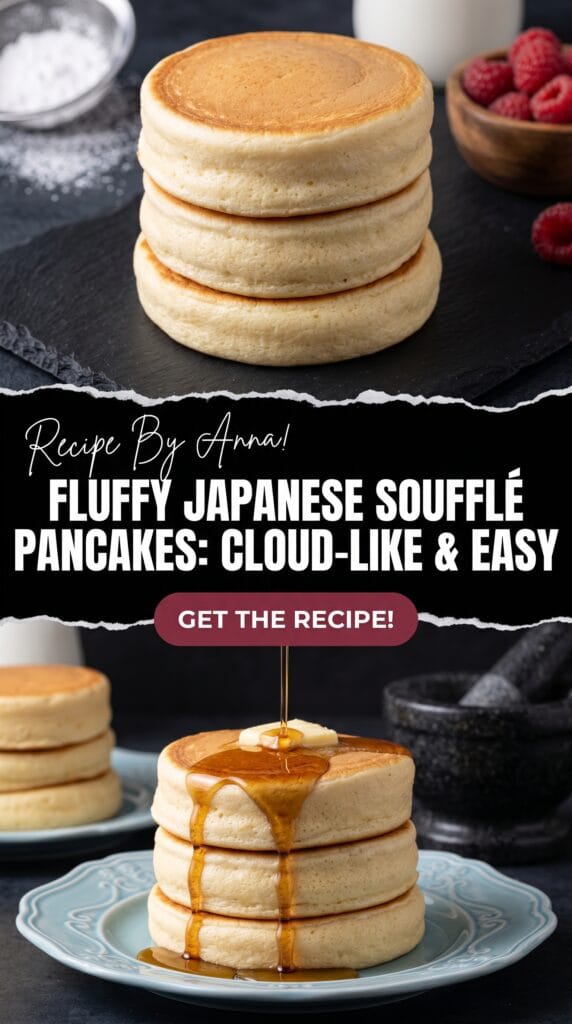 Fluffy Japanese Soufflé Pancakes