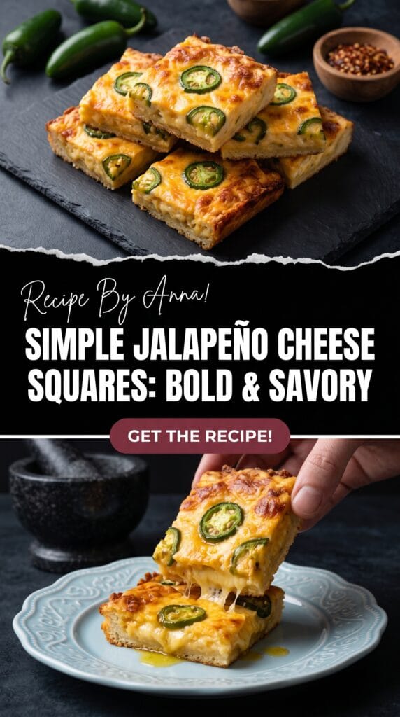 Simple Jalapeño Cheese Squares