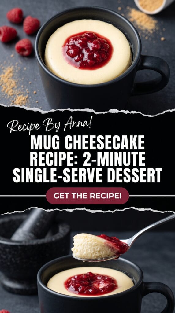 Mug Cheesecake Recipe | 2-Minute Single-Serve Dessert