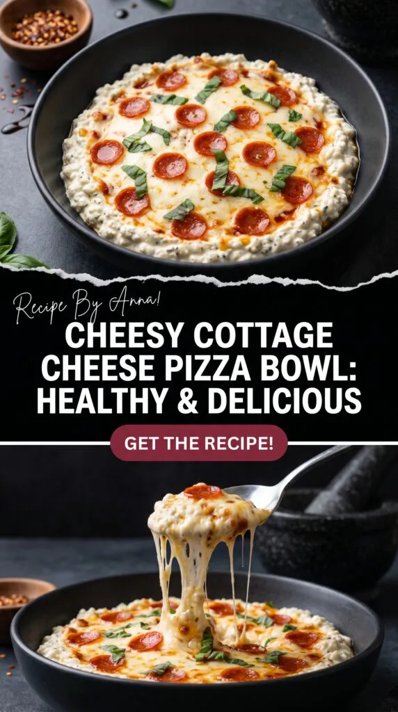 Cottage Cheese Pizza Bowl Cottage Cheese Pizza Bowl