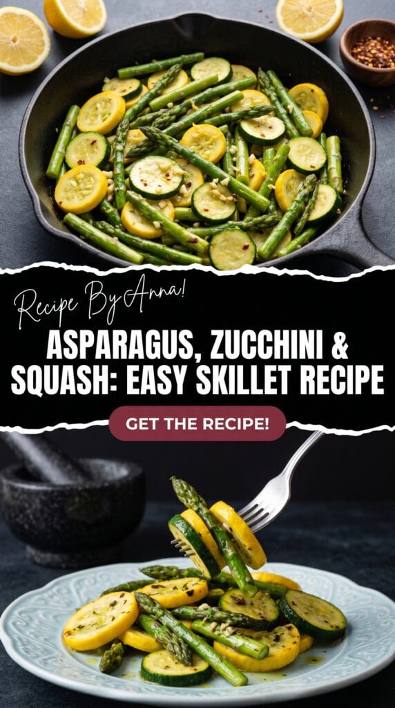 Asparagus with Zucchini and Squash