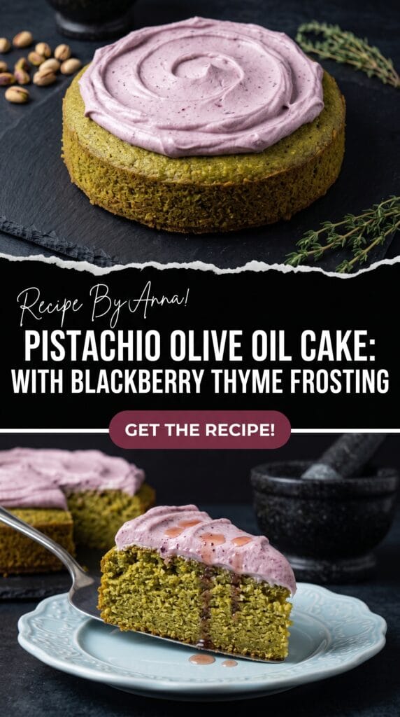 Pistachio Olive Oil Cake